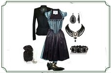 Queen of the Night Dirndl-Style