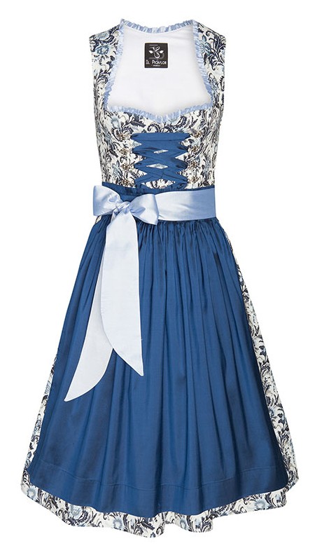 Dirndl "Blue Light" von El Picaflor