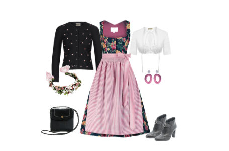 Dirndl Style Rosenrot zum Nachshoppen Trachenbibel Dirndl Style Rosenrot zum Nachshoppen Trachenbibel